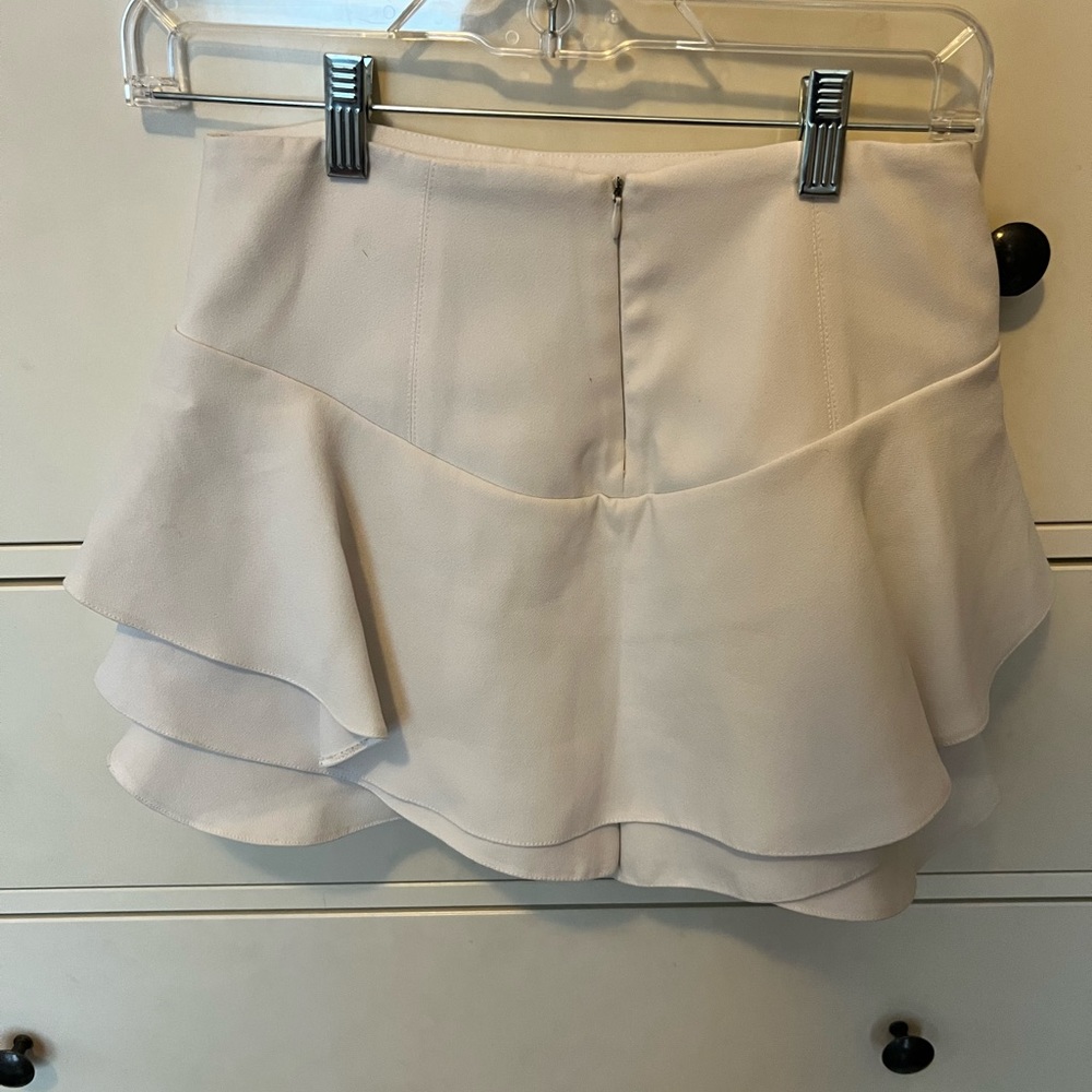 Zara White Skort